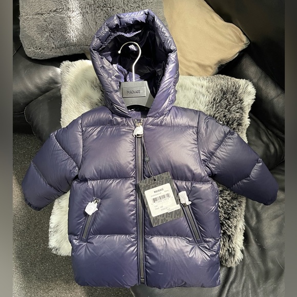 Mackage Morgan water repellent down insulated hooded kids puffer